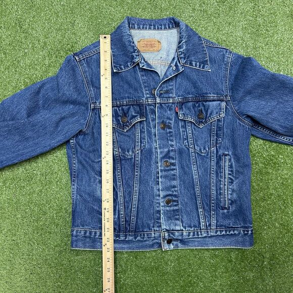 Vintage Levi’s 80’s 70506 0216 Truckers Jean Jacket Made In USA Size 42 Denim - Picture 7 of 7
